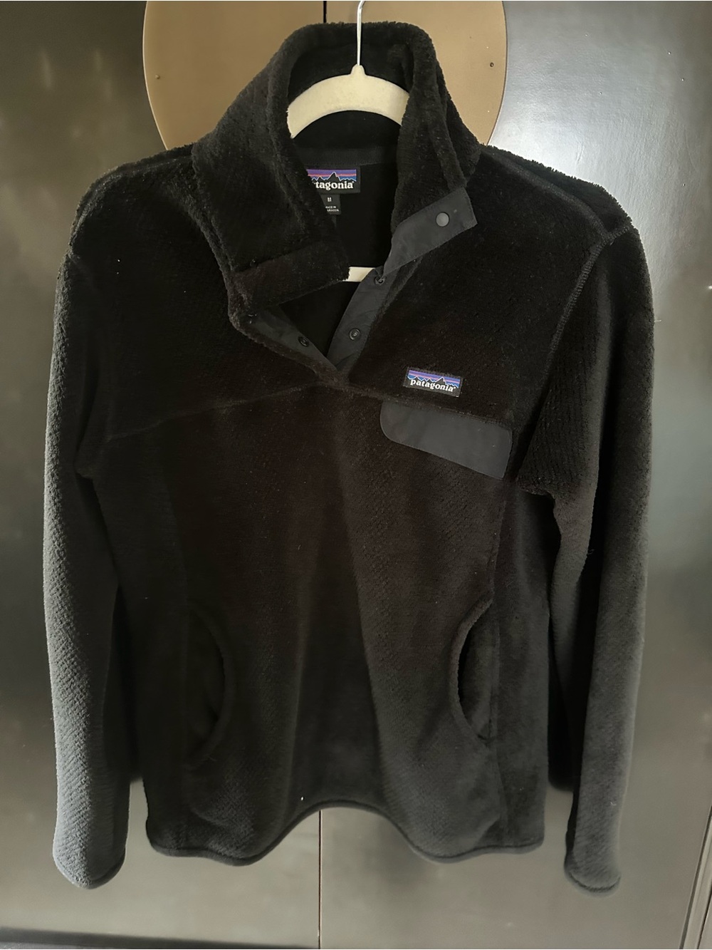 Patagonia Women's Black Fleece Zip-Up Pullover